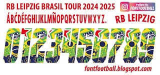 Font Vector RB Leipzig Brazil Tour 2024 2025 kit